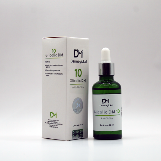 Glicolic DM 10% / 15% (Suero exfoliante con ácido glicólico al 10% y al 15%)