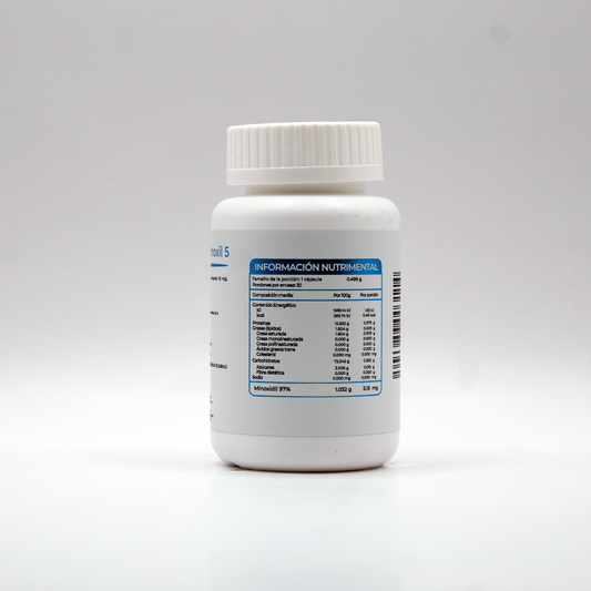 Cápsulas Minoxil 5mg (Minoxidil)