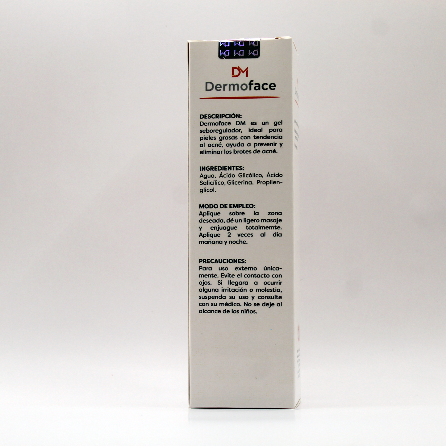 Dermoface DM 125ml (Gel limpiador para piel grasa)