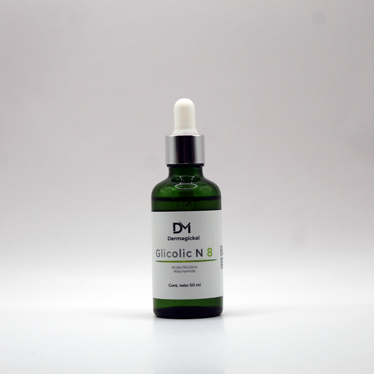 Glicolic N 8 50ml DM (Suero con ácido glicólico 8% y niacinamida)