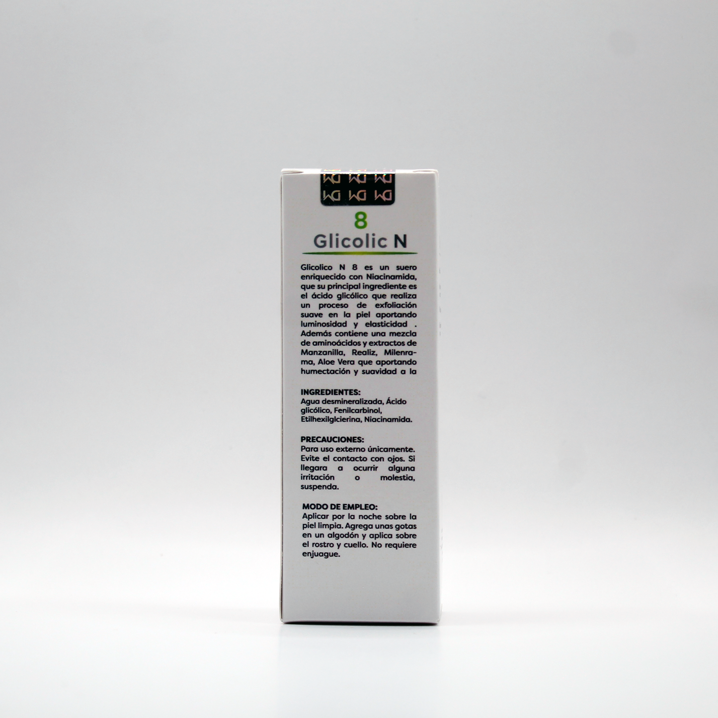 Glicolic N 8 50ml DM (Suero con ácido glicólico 8% y niacinamida)