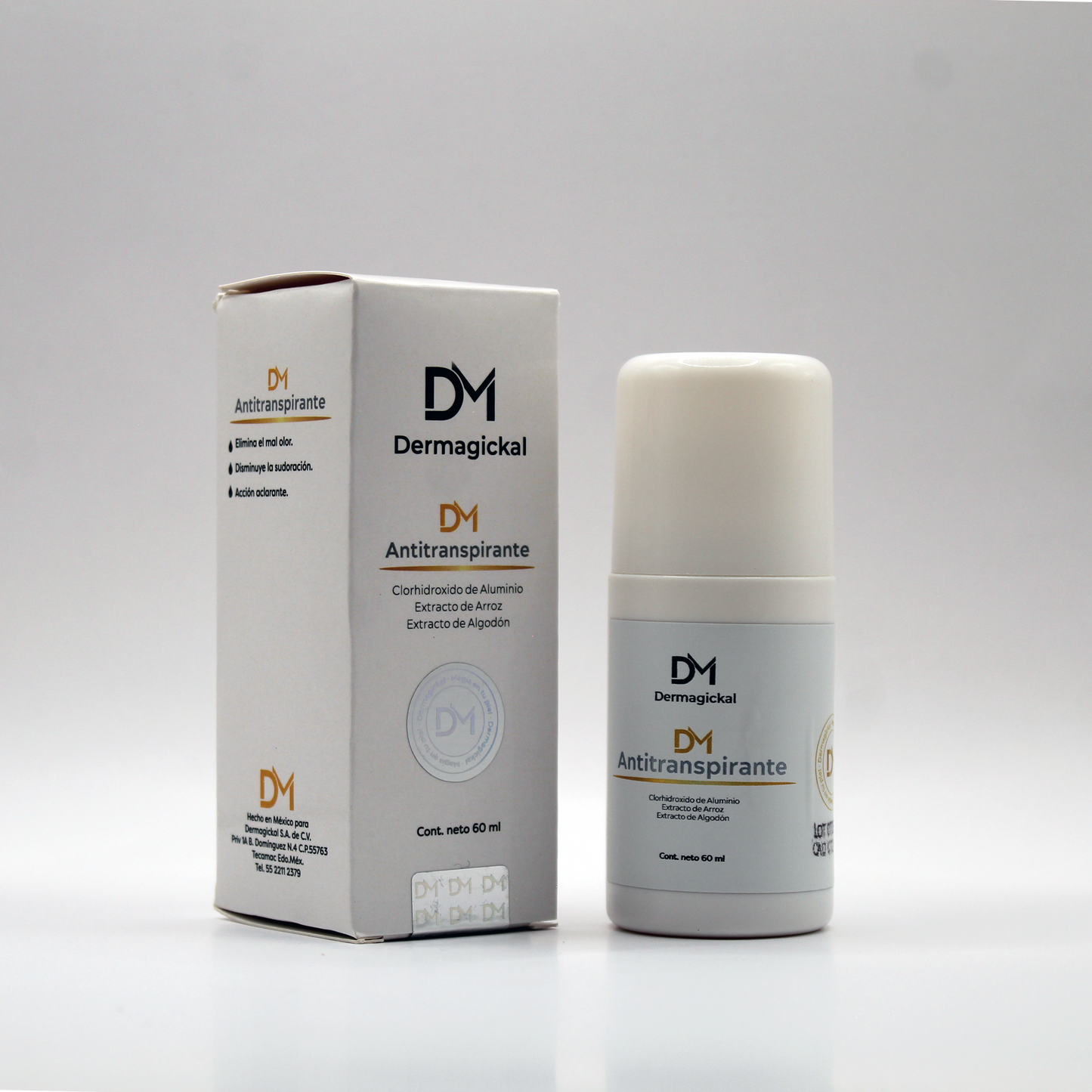 Antitranspirante DM 60ml (Control de sudoración)