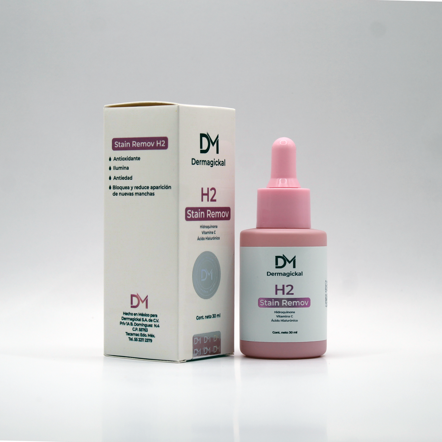 Stain Remov H2 30 ml (Suero despigmentante con Hidroquinona 2%)