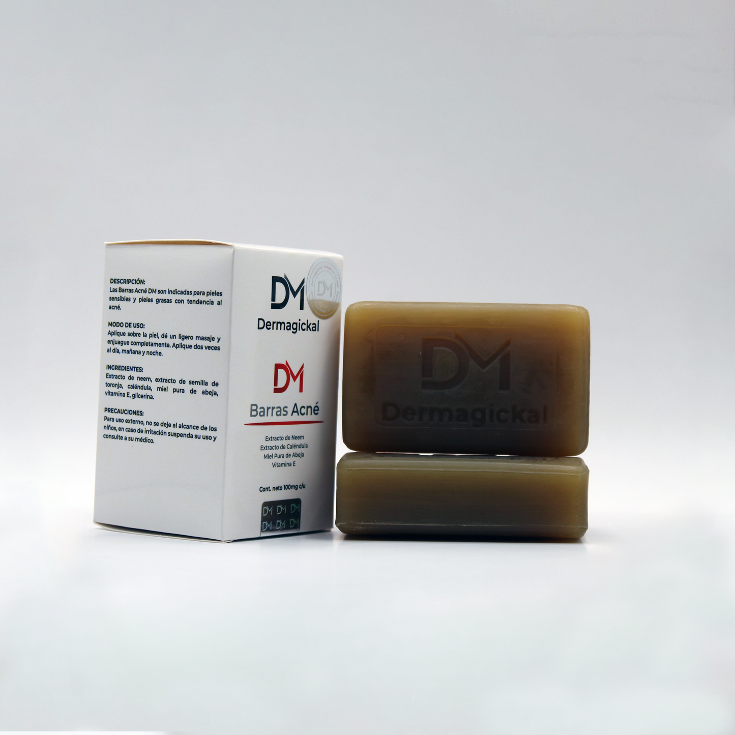 Barras Acné DM 100 mg (Barras de jabón para piel grasa)