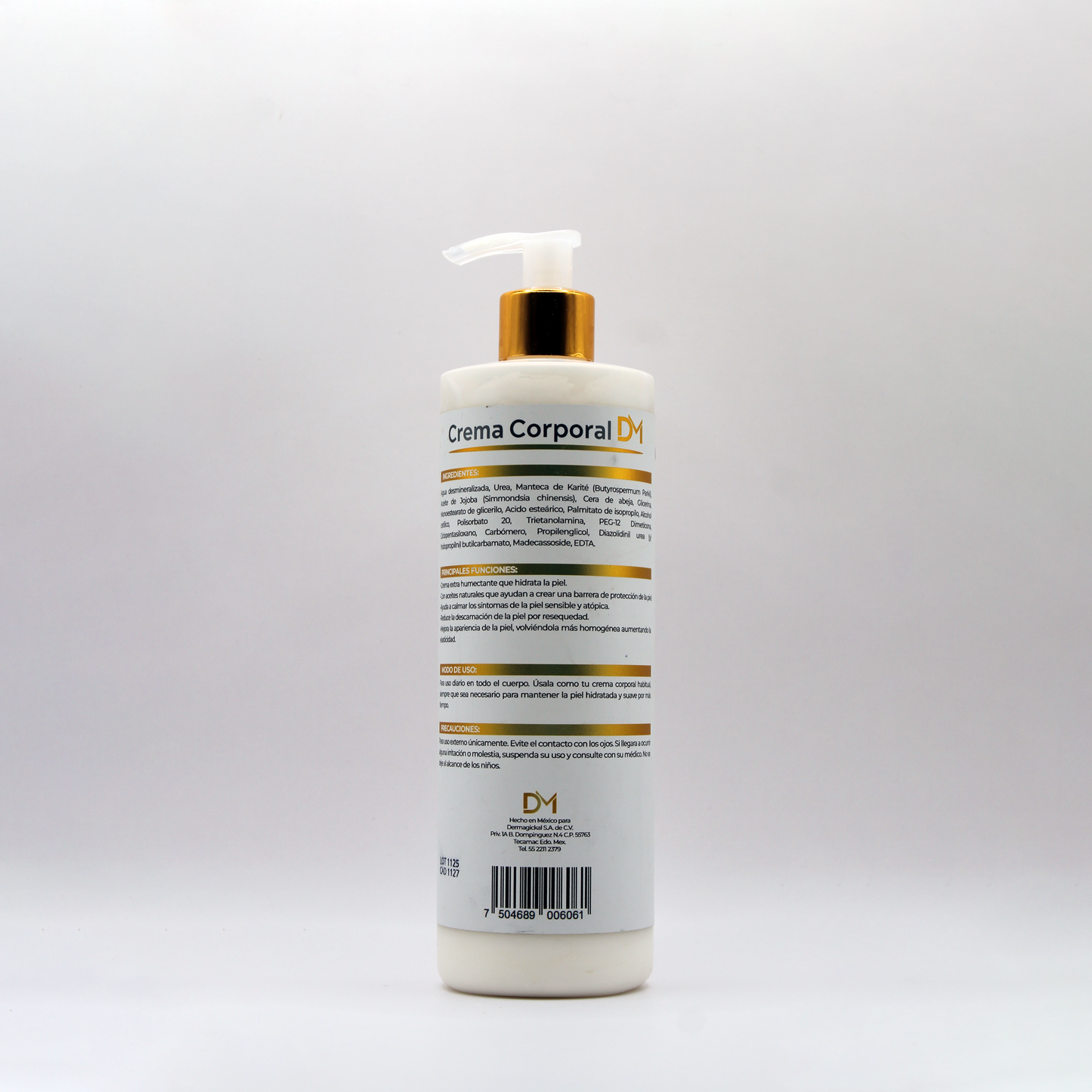 Crema Corporal Humectante DM 450g