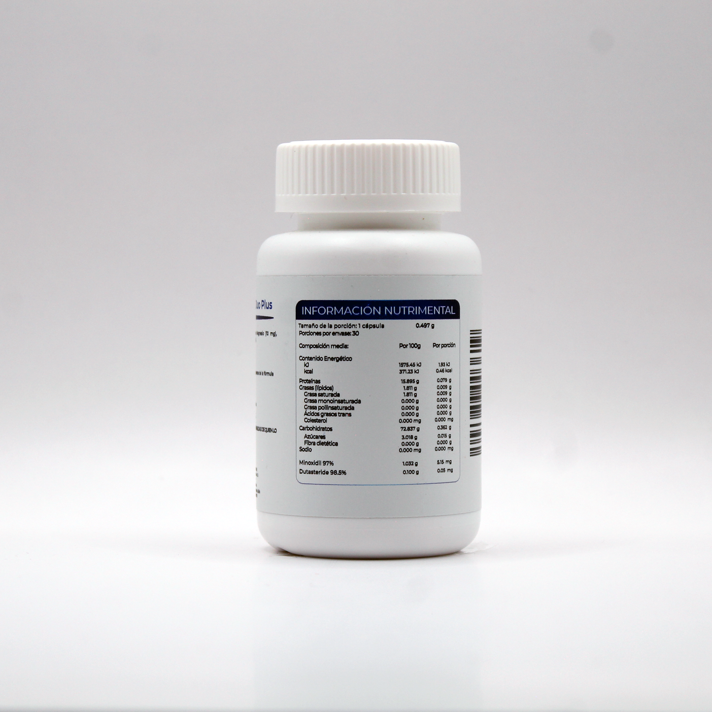 Cápsulas Minoxil Duo Plus (Minoxidil 5mg y Dutasteride 0.5mg)