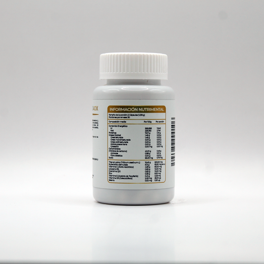 Cápsulas SOD AOX 60cps (Suplemento alimenticio antioxidante)