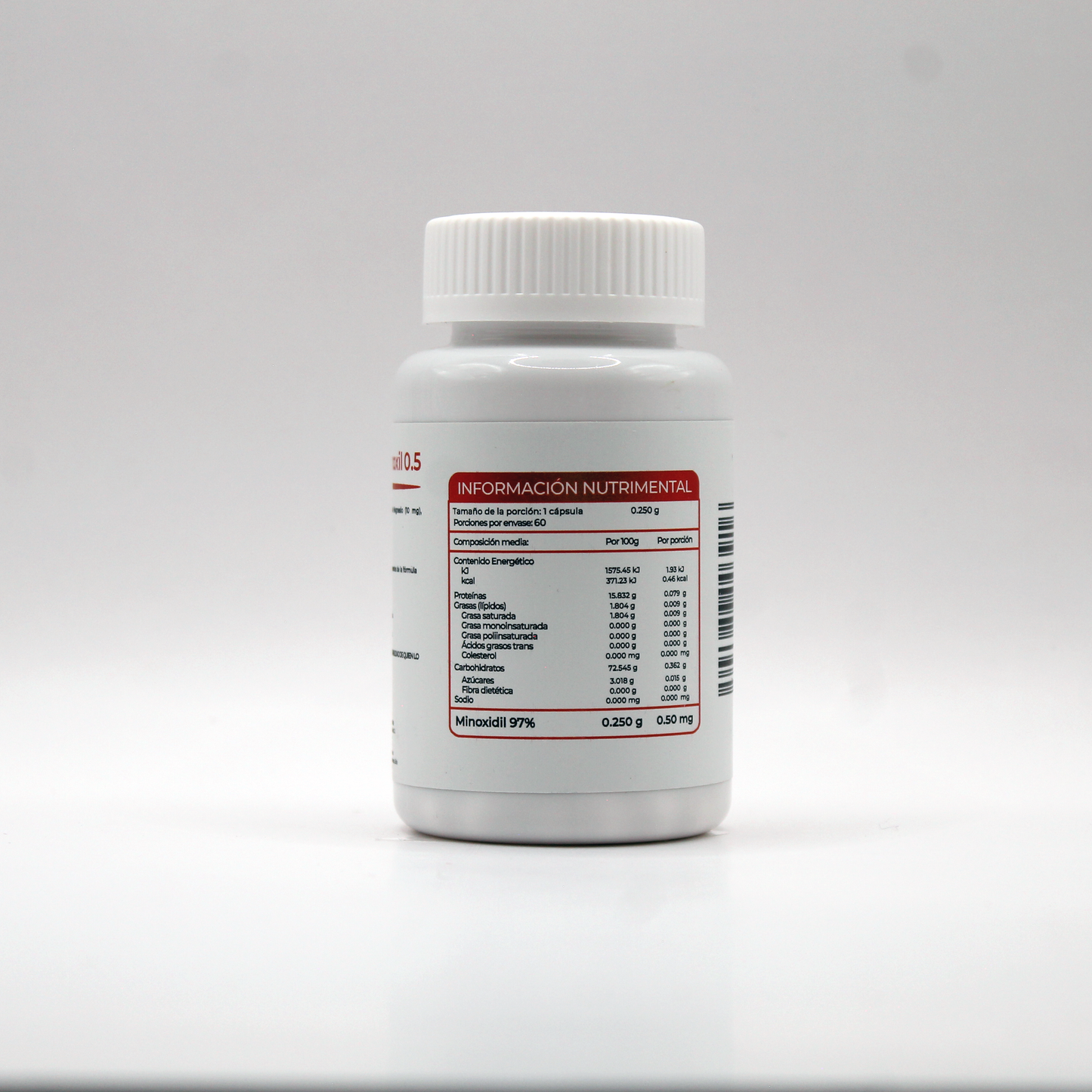 Cápsulas Minoxil 0.5 mg (Minoxidil)