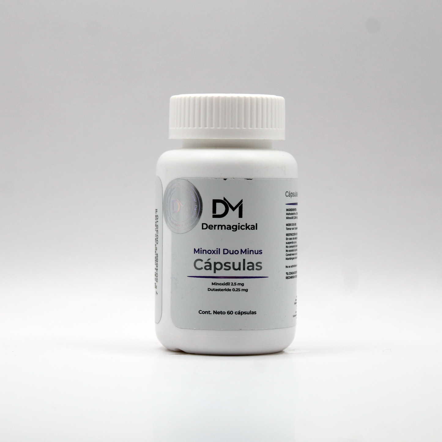 Cápsulas Minoxil Duo Minus (60 Caps) (Minoxidil 2.5mg y Dutasteride 0.25mg)